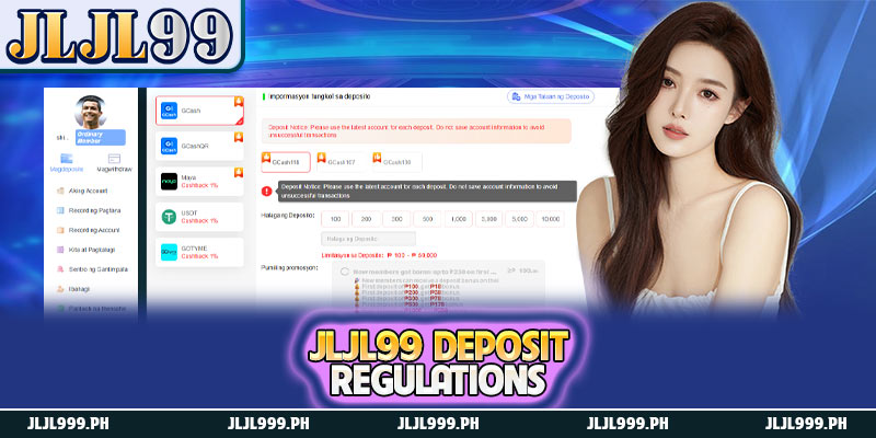Deposit 1 JLJL99 deposit regulations