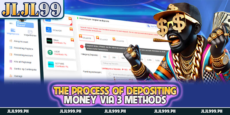 Deposit 2 The process of depositing money via 3 methods